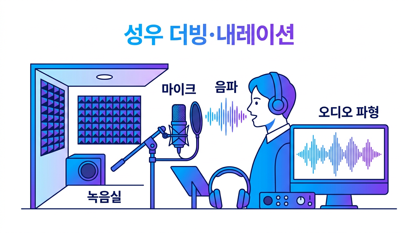 성우 더빙 내레이션
